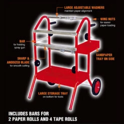 Astro Pneumatic 18" Masking Machine - MM18 -Car Care Tool Store 1101349 2