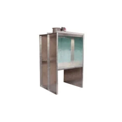 RTT Col-Met 5'W X 4'H X 3'D Open Front Bench Paint Booth With LED Light Fixture