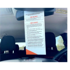 Hang Tag - Care For New Paint Job -Car Care Tool Store 1500658 4