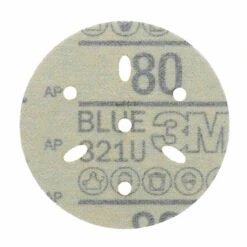 3M Hookit 3" Multi-Hole Blue Abrasive Discs -Car Care Tool Store 1802427 2