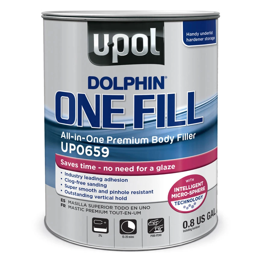 U-Pol Dolphin ONE FILL All-In-One Premium Body Filler - UP0659 1 U-Pol Dolphin ONE FILL All-In-One Premium Body Filler - UP0659