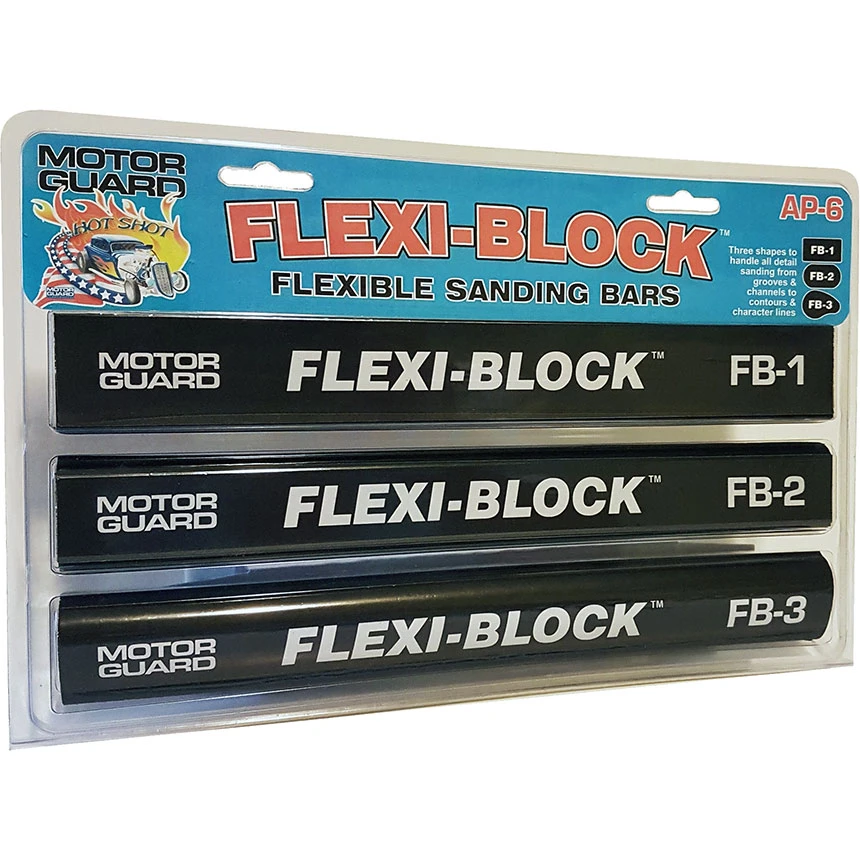 Motor Guard Flexi-Block™ Flexible Sanding Bars - AP-6 3 Motor Guard Flexi-Block™ Flexible Sanding Bars - AP-6 - Image 3
