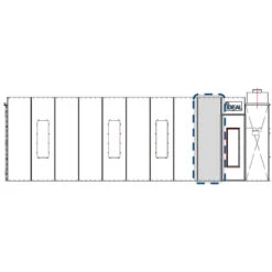 IDEAL 30" 'Solid' Extension Panel Kit For Cross Flow Paint Booth