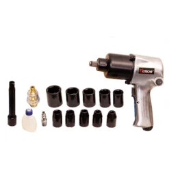 Wisdom 1/2" Air Impact Wrench Kit - 20-AIW1217-1