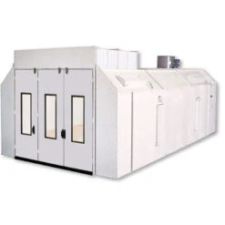 RTT Powder Coated Semi-Down Draft Paint Booth Complete Package