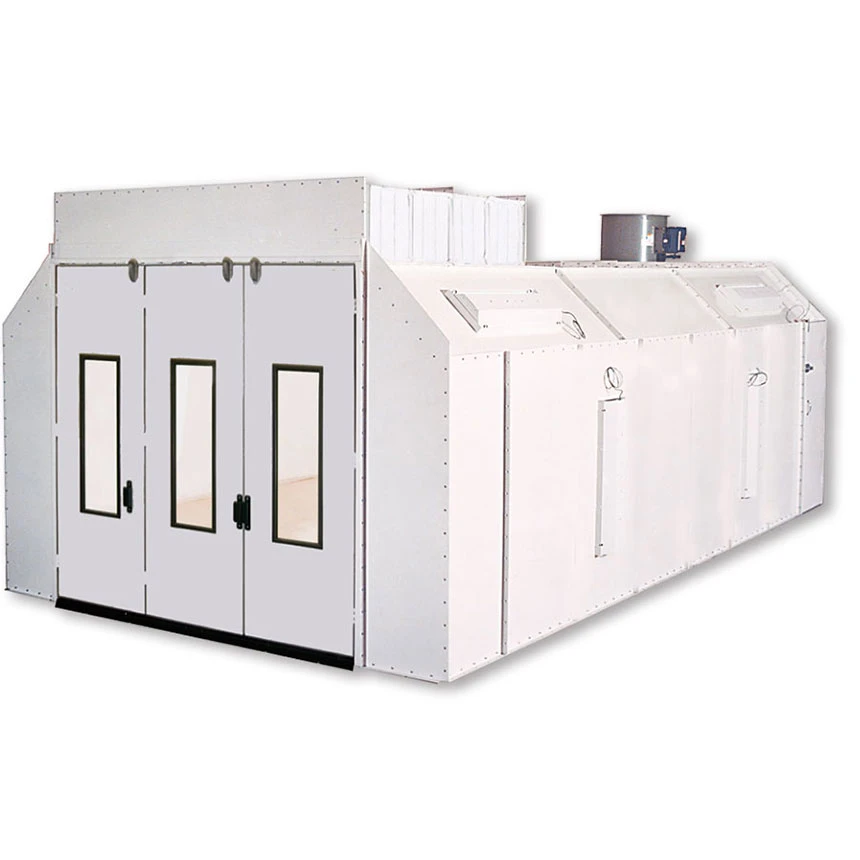 RTT Powder Coated Semi-Down Draft Paint Booth Complete Package 1 RTT Powder Coated Semi-Down Draft Paint Booth Complete Package