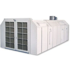 RTT Powder Coated Cross Flow Paint Booth Complete Package