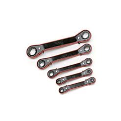 5 Piece SAE Offset Ratchet Box Wrench Set