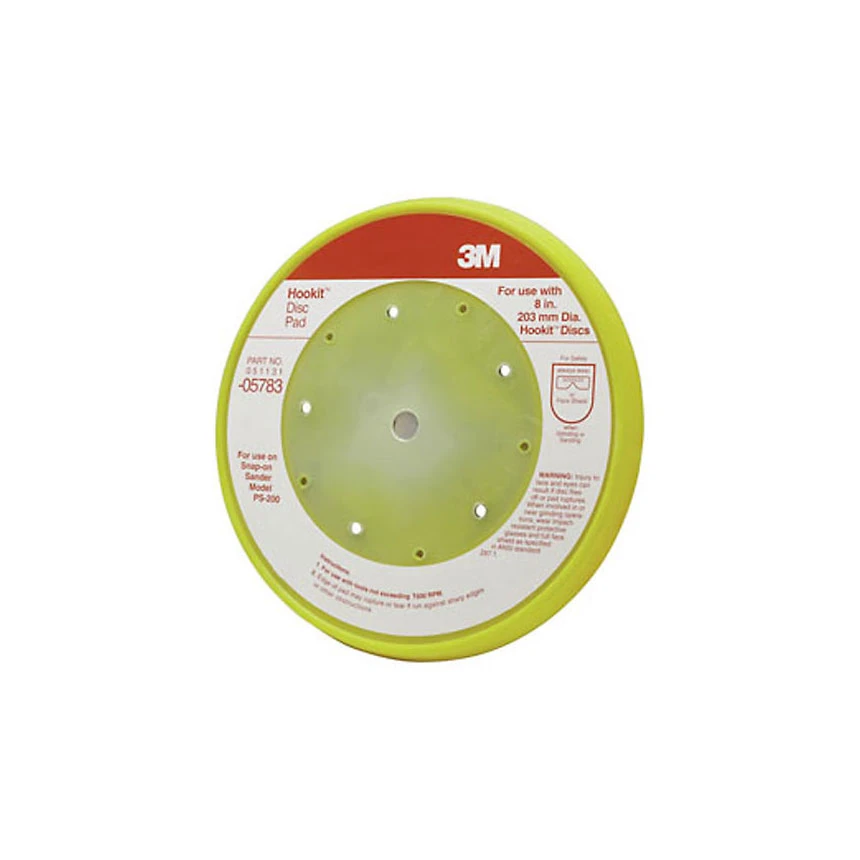 3M Hookit Pad D/F, 8" X 5 Bolt Hole - 05783 1 3M Hookit Pad D/F, 8" X 5 Bolt Hole - 05783