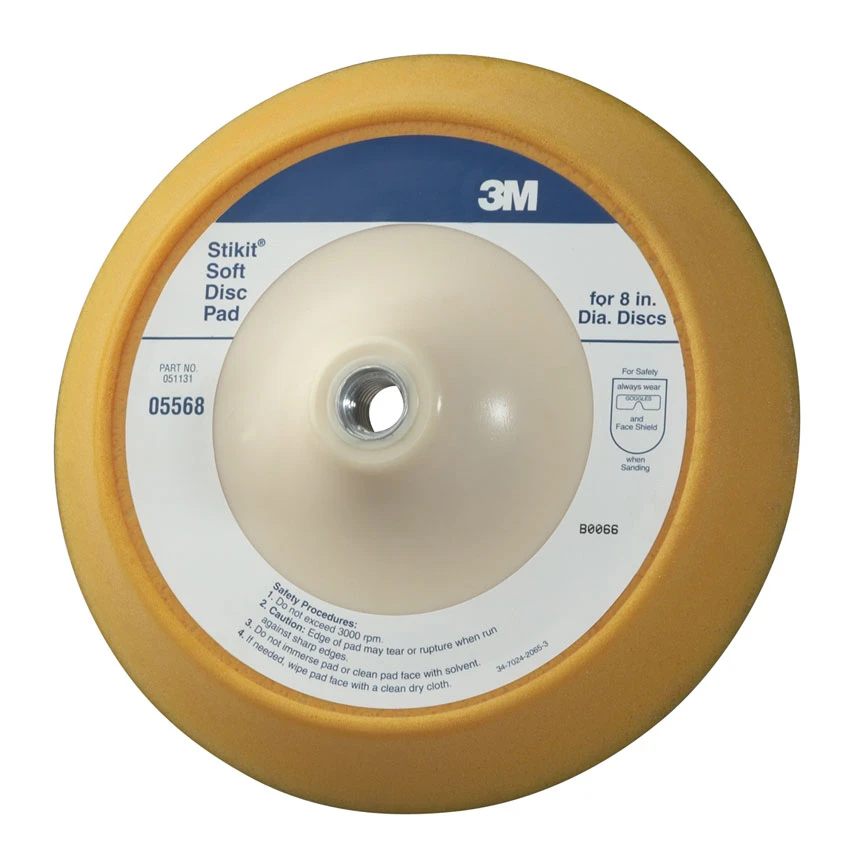 3M Stikit 8" Soft Disc Pad - 05568 1 3M Stikit 8" Soft Disc Pad - 05568