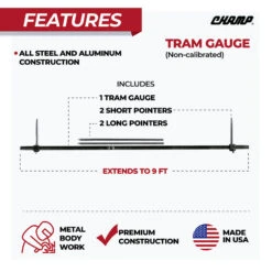 Champ Tram Gauge (non-calibrated) - 6000 -Car Care Tool Store 6000 Champ Tram Gauge Non calibrated