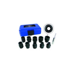 Astro Pneumatic 11-pc. 1/2" Drive Flank Bite Damaged Fastener Metric Impact Sockets - 7411M