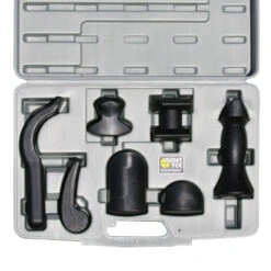Dent Fix 7 Pc Rubberized Dolly Set - DF-AB711 5 Dent Fix 7 Pc Rubberized Dolly Set - DF-AB711 -Car Care Tool Store DF AB711 case