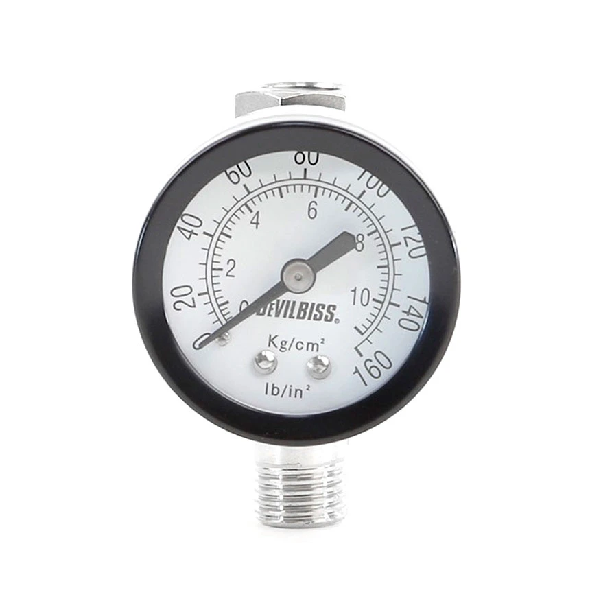 Devilbiss High Output Air Adjusting Valve W/ Gauge - HAV-501 1 Devilbiss High Output Air Adjusting Valve W/ Gauge - HAV-501