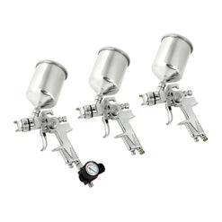 Performance Tool Triple HVLP Spray Gun Set - M707