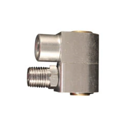 Milton 1/4" NPT Swivel Hose Fitting Connector With Flow Control - S-657