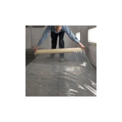 RBL Products 48" X 200ft Spray Booth Floor Film, Clear - 421