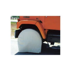 AES Heavy-Duty Canvas Wheel Maskers - Set Of 4 -Car Care Tool Store aes xl canvas wheel maskers inuse