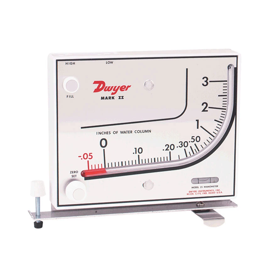 Dwyer Mark II Molded Plastic Manometer 1 Dwyer Mark II Molded Plastic Manometer