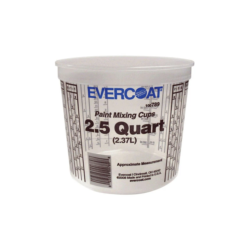 Evercoat Paint Mixing Cups - 2.5 Quarts 1 Evercoat Paint Mixing Cups - 2.5 Quarts