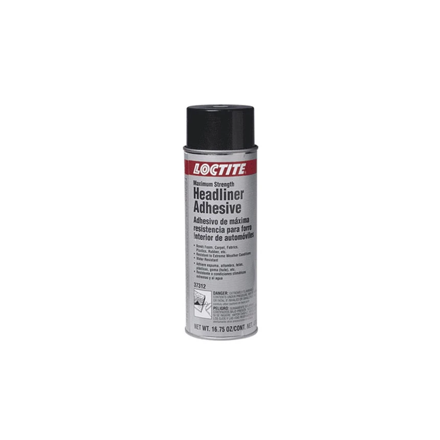Loctite Headliner Adhesive 16.75 Oz Aerosol - 37312 1 Loctite Headliner Adhesive 16.75 Oz Aerosol - 37312