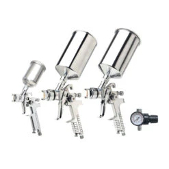 Titan Tools HVLP Triple Set-Up 4-pc. Spray Gun Kit - 19220
